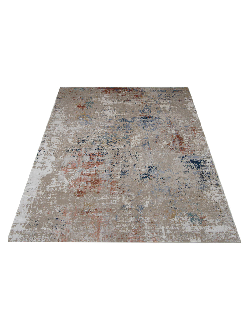 Pacific Ibiza CM-67653 Cream Multi Modern Power Loom Rug