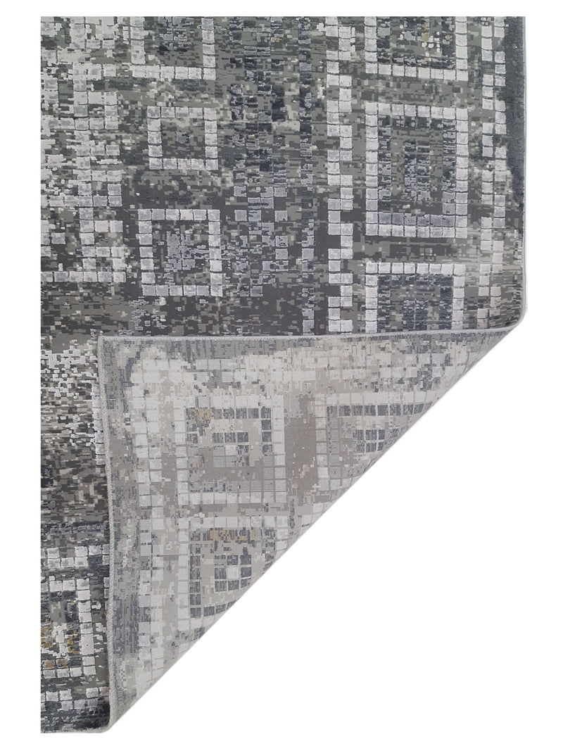 Pacific Ibiza SG-67664 Silver Grey Modern Power Loom Rug