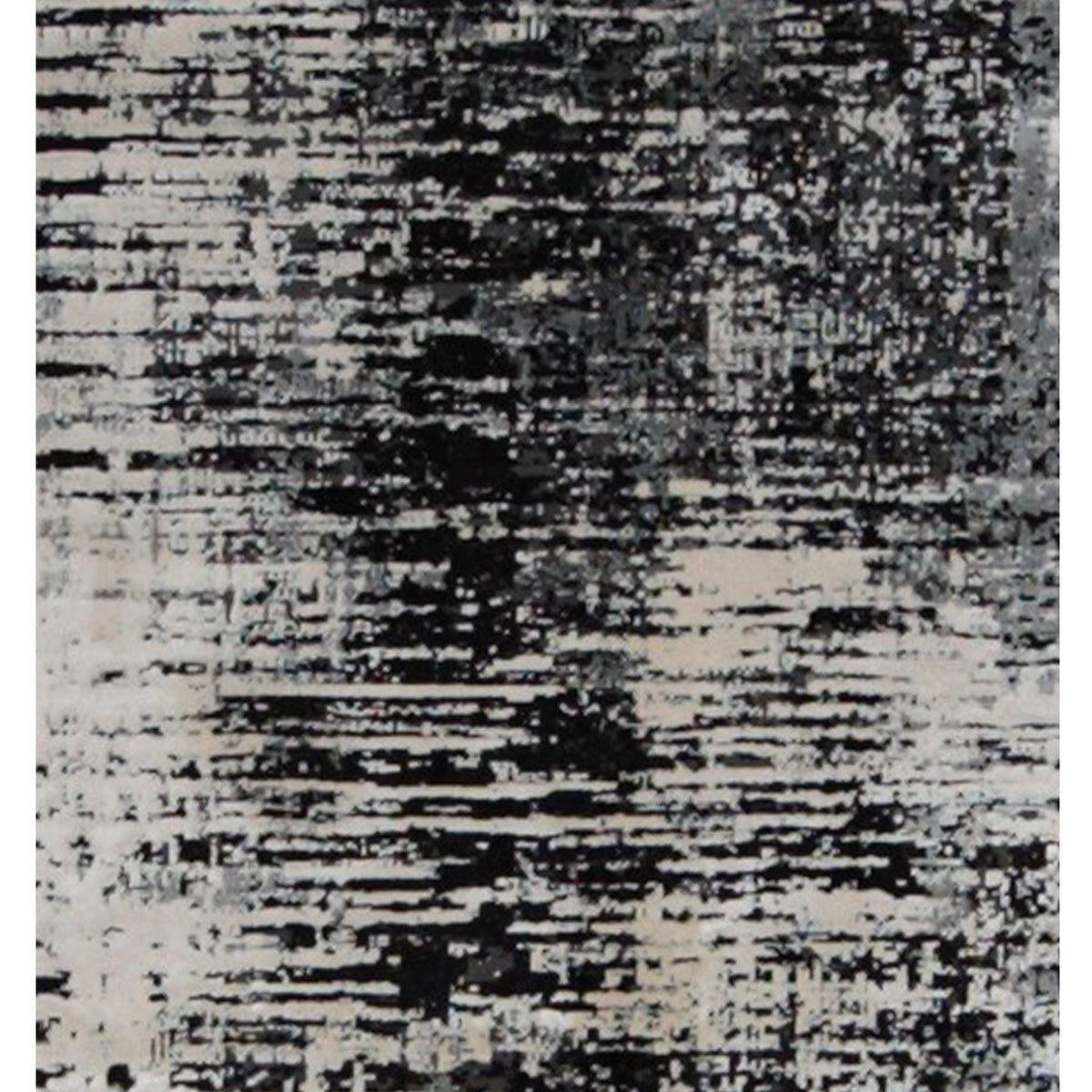 Pacific Ibiza 67666 Silver Black Modern Power Loom Rug