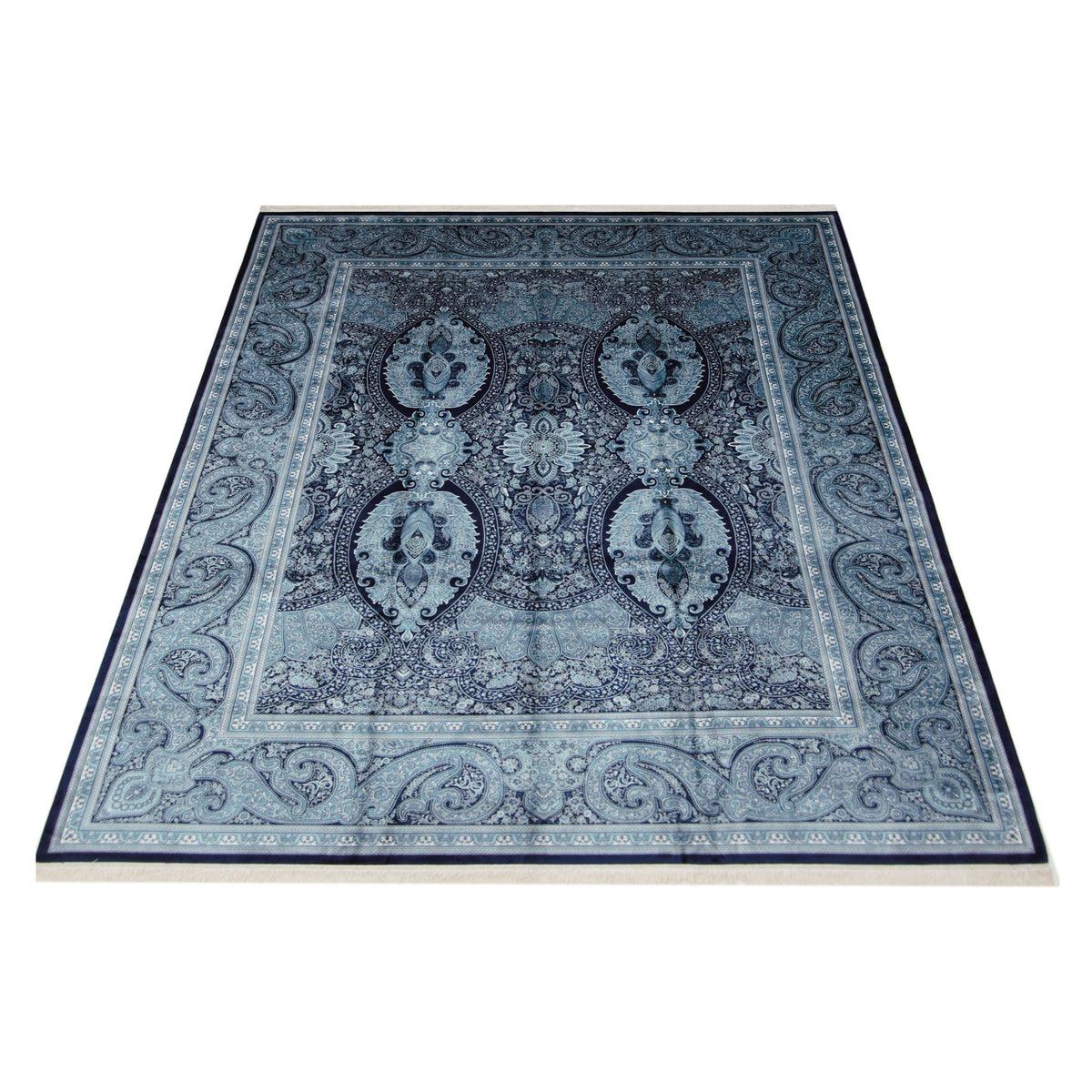 Pacific Andalusia 67676 Navy Blue Transitional Hand Finished Rug