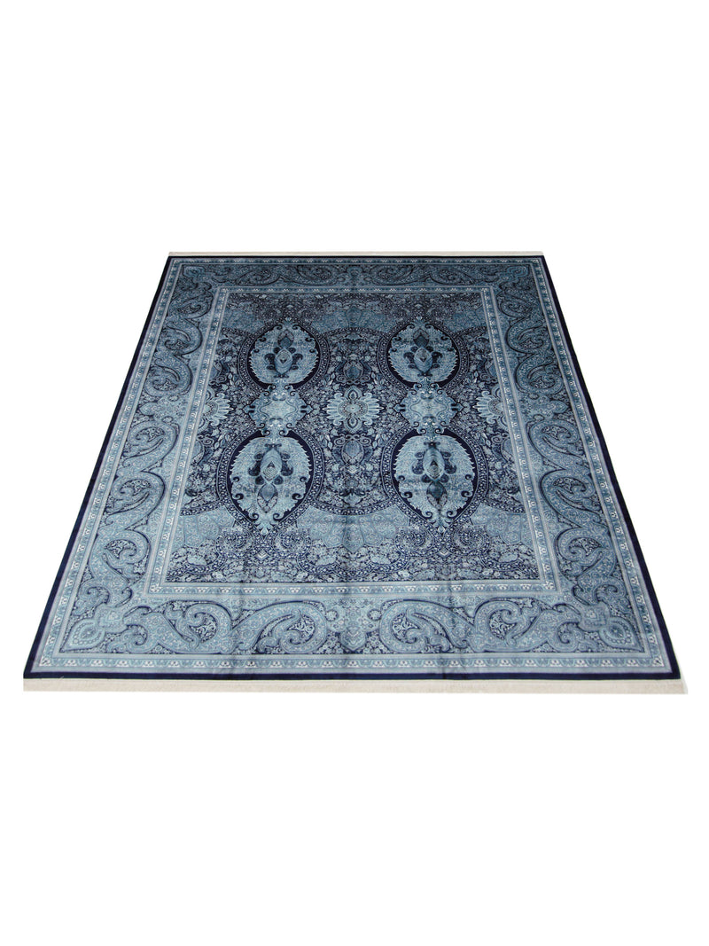 Pacific Andalusia 67676 Navy Blue Transitional Hand Finished Rug