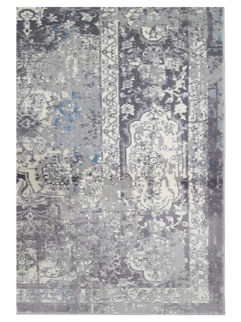Pacific Ibiza GI-67677 Grey Ivory Modern Power Loom Rug