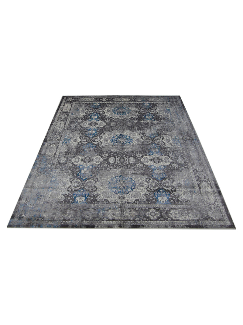 Pacific Ibiza GI-67677 Grey Ivory Modern Power Loom Rug