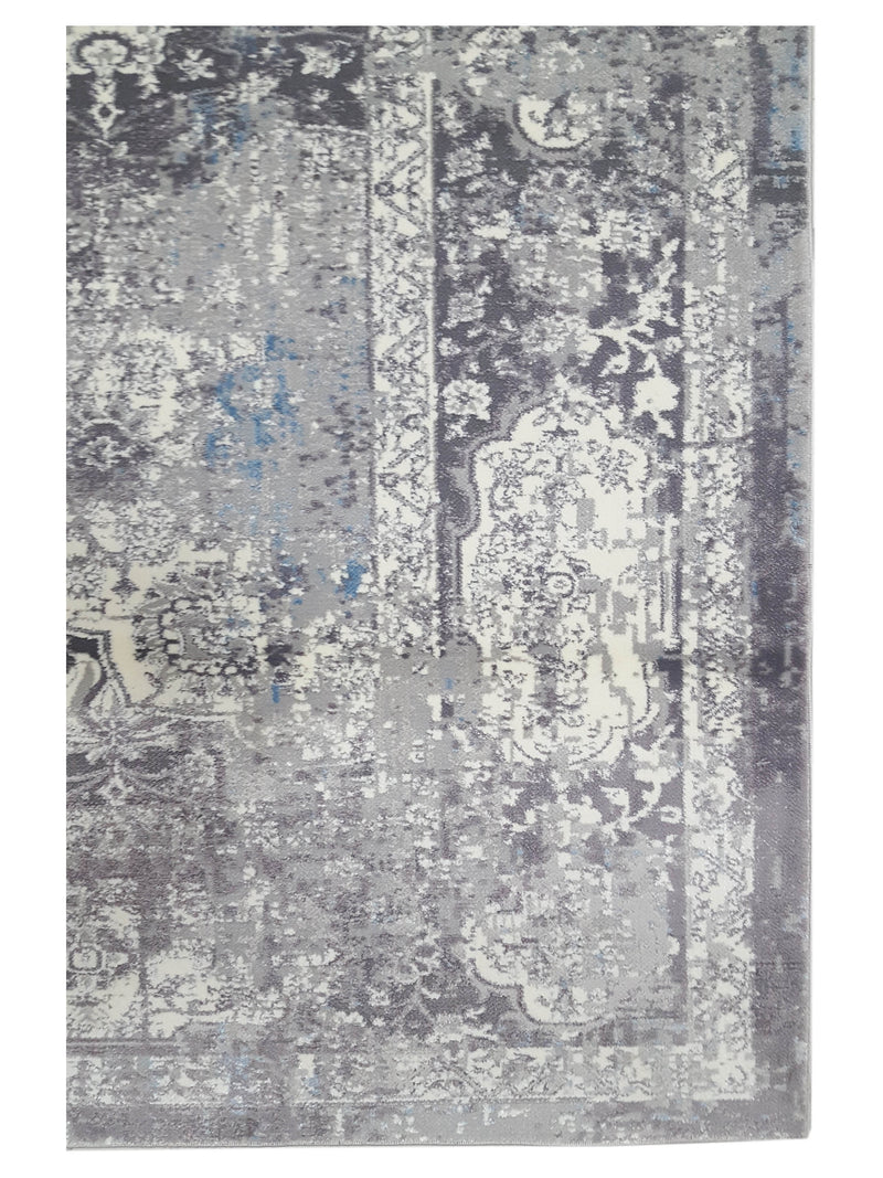 Pacific Ibiza GI-67677 Grey Ivory Modern Power Loom Rug