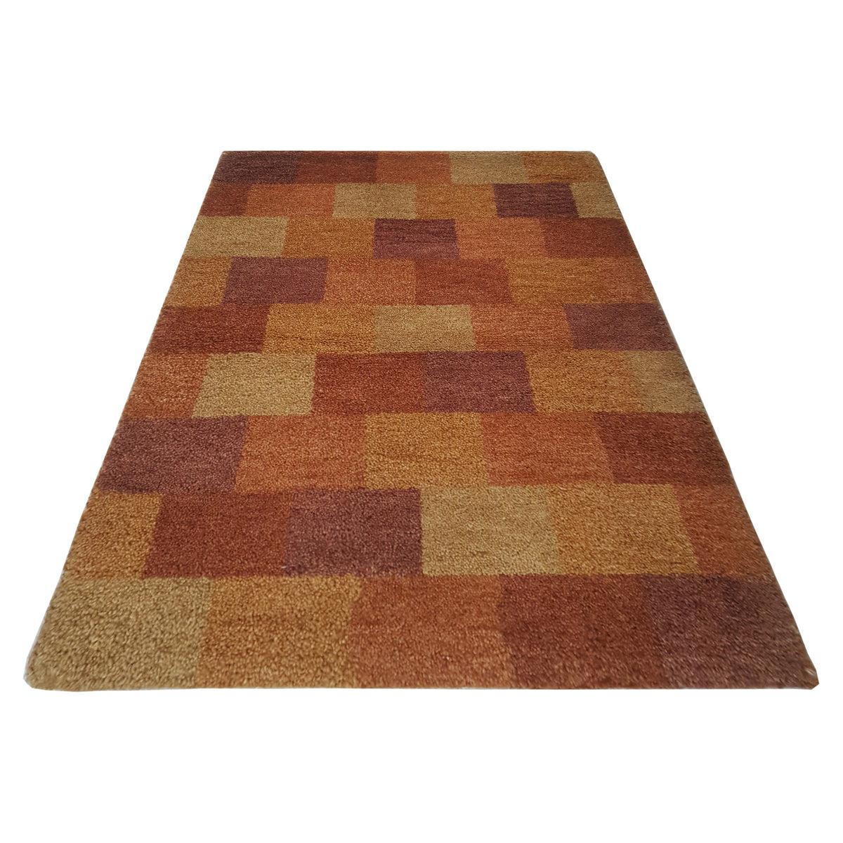 Pacific Gabbeh-In 69027 Orange Brown Modern Hand Knotted Rug