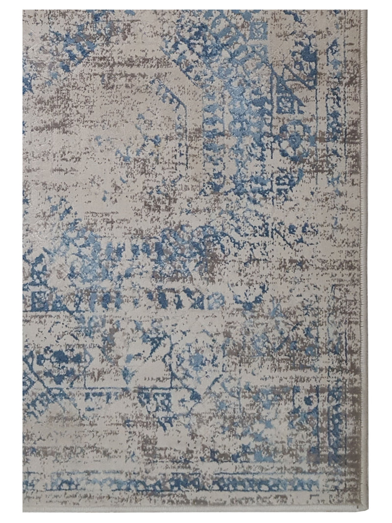 Aria Juliet 69030 Blue Blue Transitional Power Loom Rug