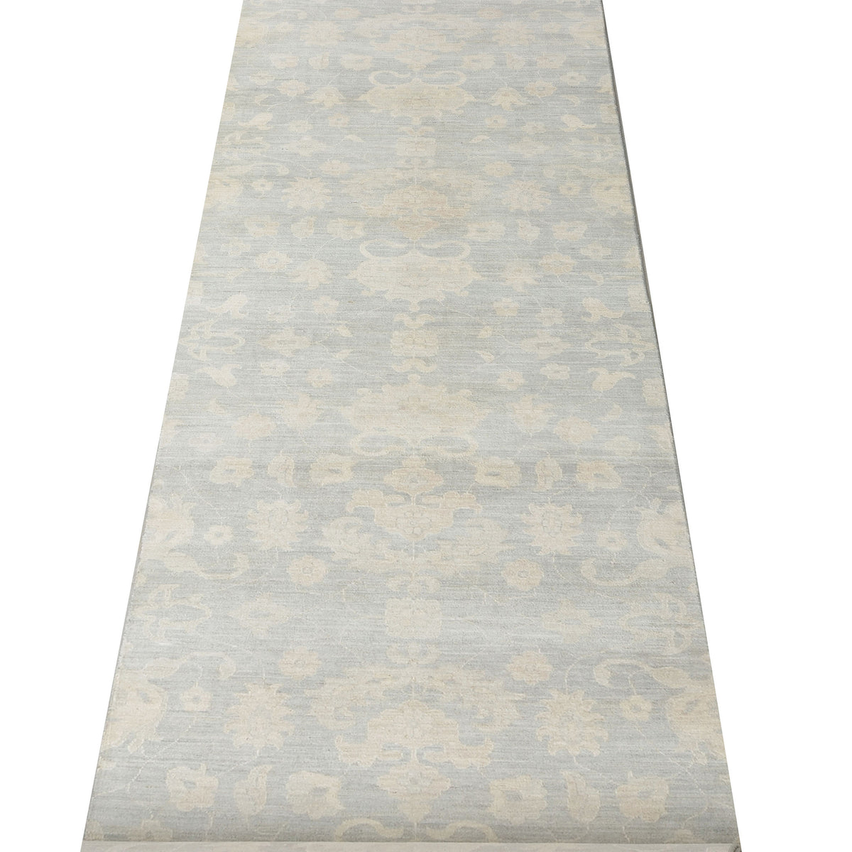 Pacific Ziegler 69033 Grey Ivory Transitional Hand Knotted Rug