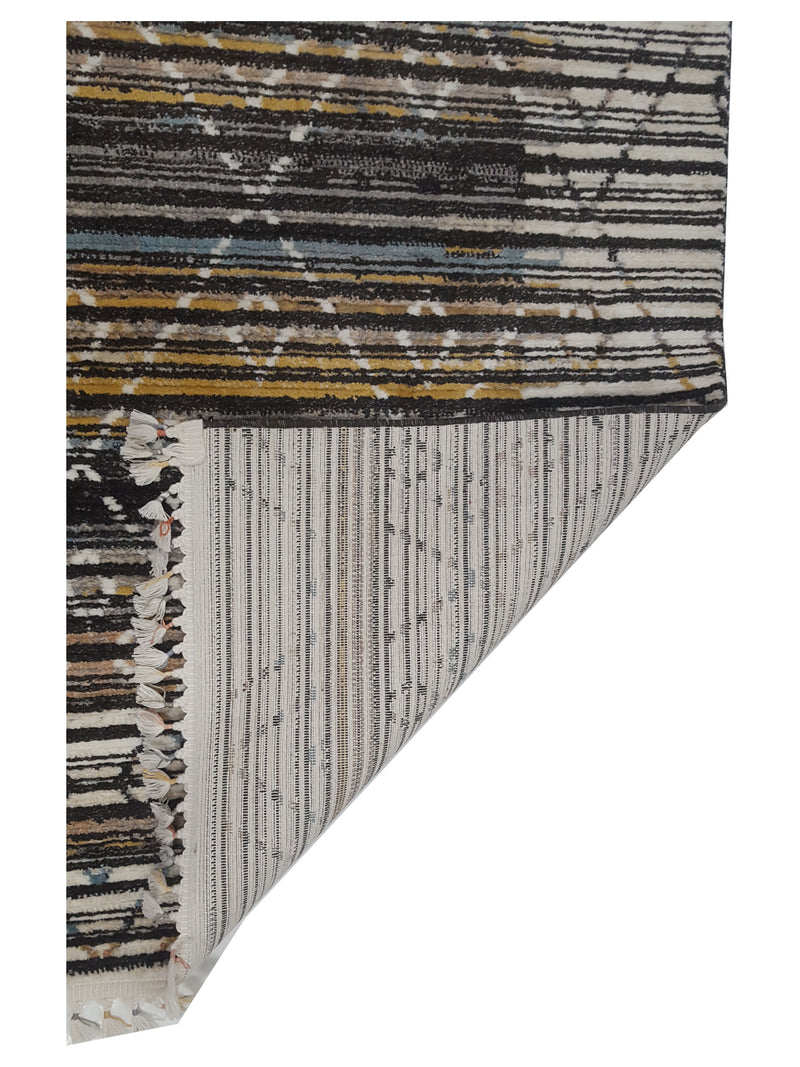 Pacific Aero 69730 Ivory Grey Modern Power Loom Rug