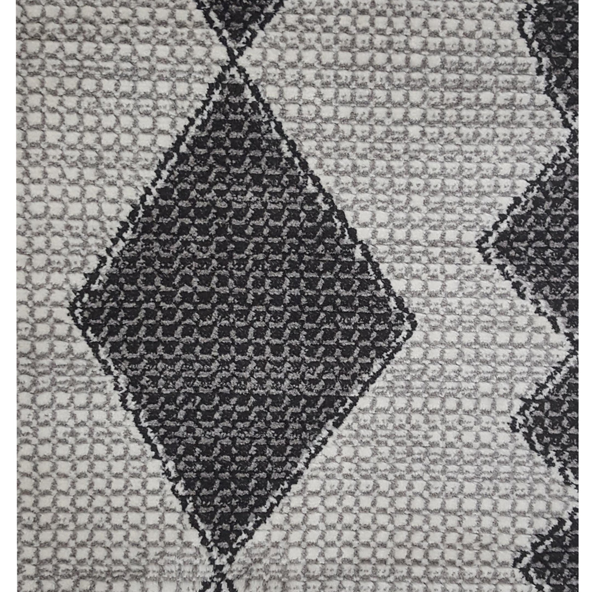 Pacific Aero 69732 Black Grey Modern Power Loom Rug
