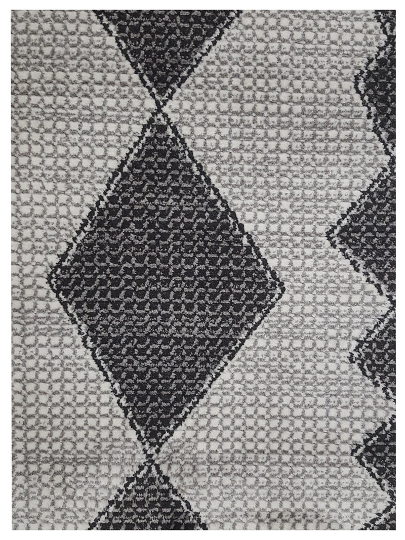 Pacific Aero 69732 Black Grey Modern Power Loom Rug