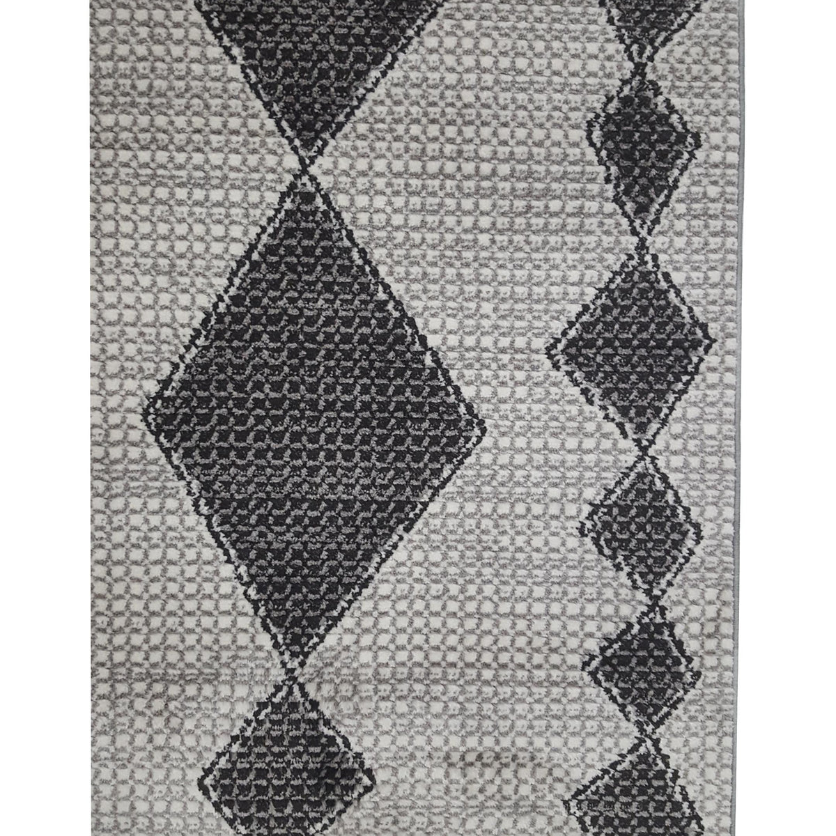 Pacific Aero 69732 Black Grey Modern Power Loom Rug