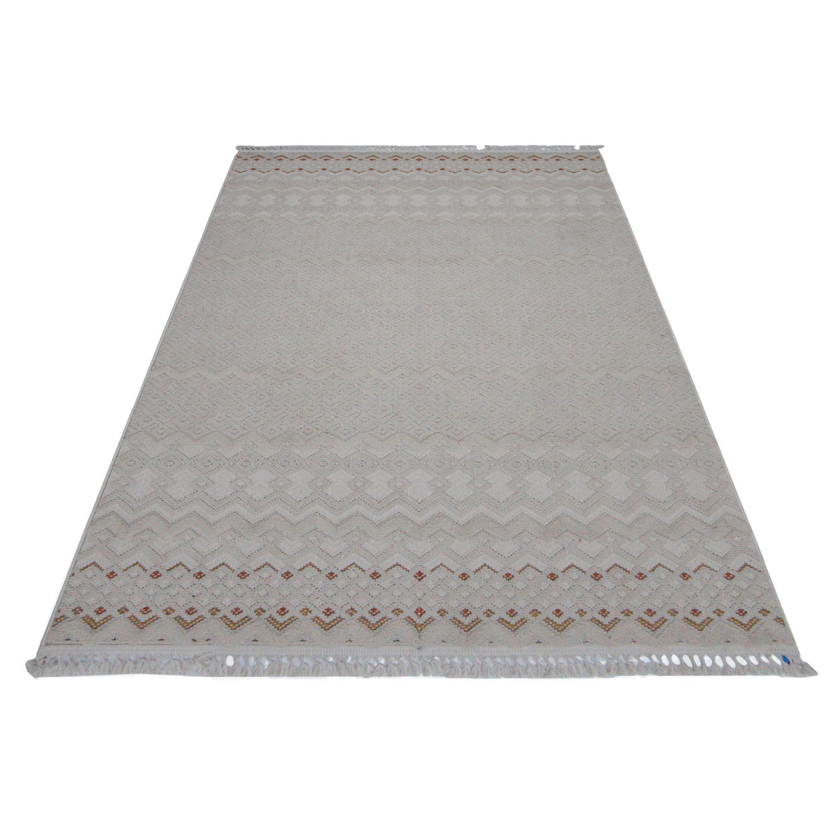 Pacific Aero 69734 Ivory Lt.Brown Modern Power Loom Rug