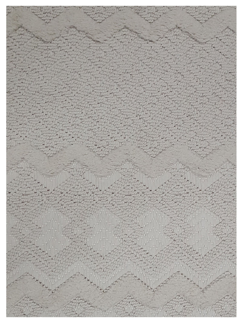 Pacific Aero 69734 Ivory Lt.Brown Modern Power Loom Rug