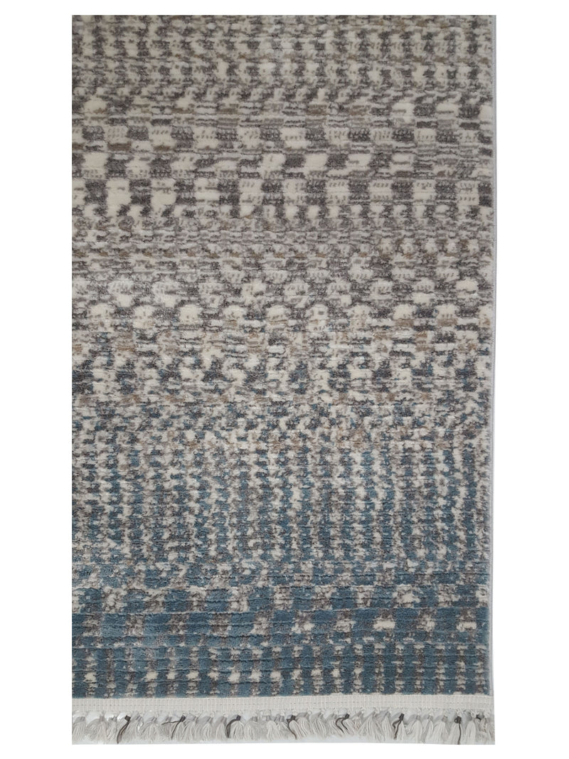 Pacific Aero 69735 Grey Ivory Modern Power Loom Rug