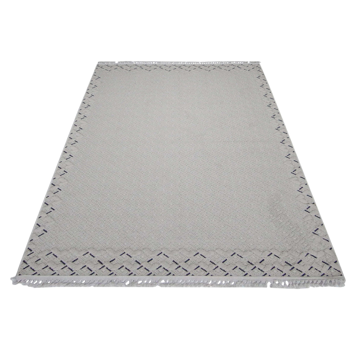 Pacific Aero 69736 Ivory Ivory Modern Power Loom Rug