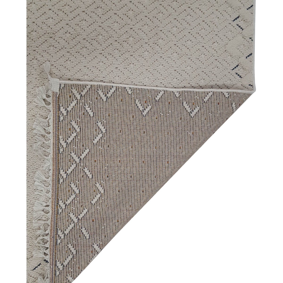 Pacific Aero 69736 Ivory Ivory Modern Power Loom Rug