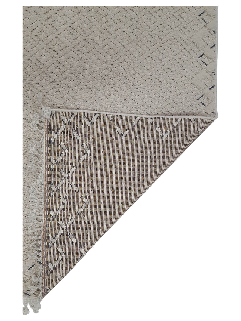 Pacific Aero 69736 Ivory Ivory Modern Power Loom Rug