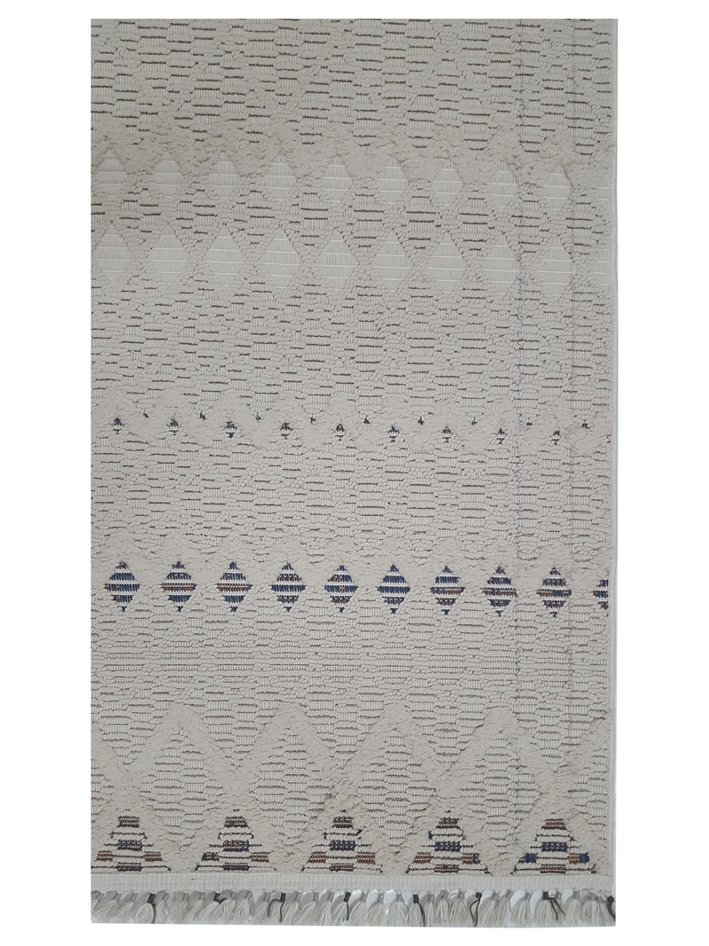 Pacific Aero 69737 Ivory Ivory Modern Power Loom Rug