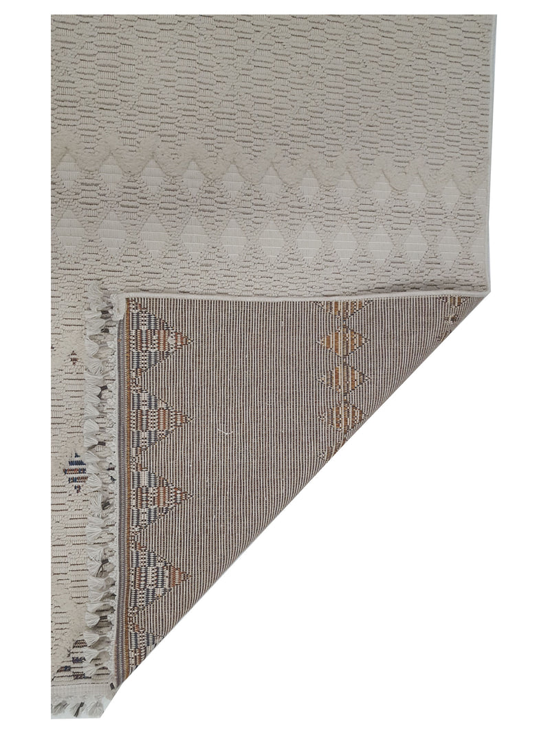 Pacific Aero 69737 Ivory Ivory Modern Power Loom Rug