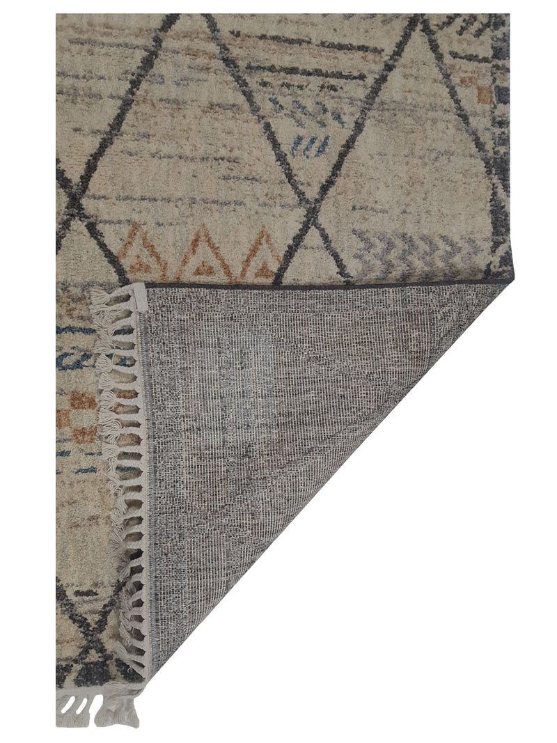 Pacific Aero 69740 Beige Dk.Grey Modern Power Loom Rug