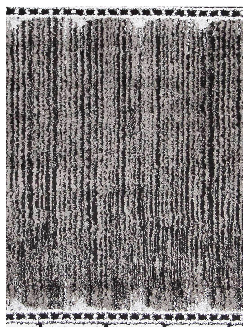 Pacific Aero 69741 Black White Modern Power Loom Rug