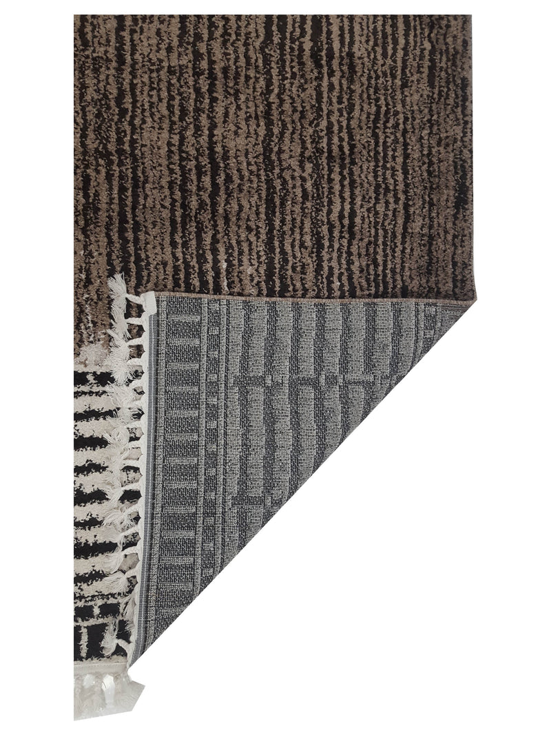 Pacific Aero 69741 Black White Modern Power Loom Rug