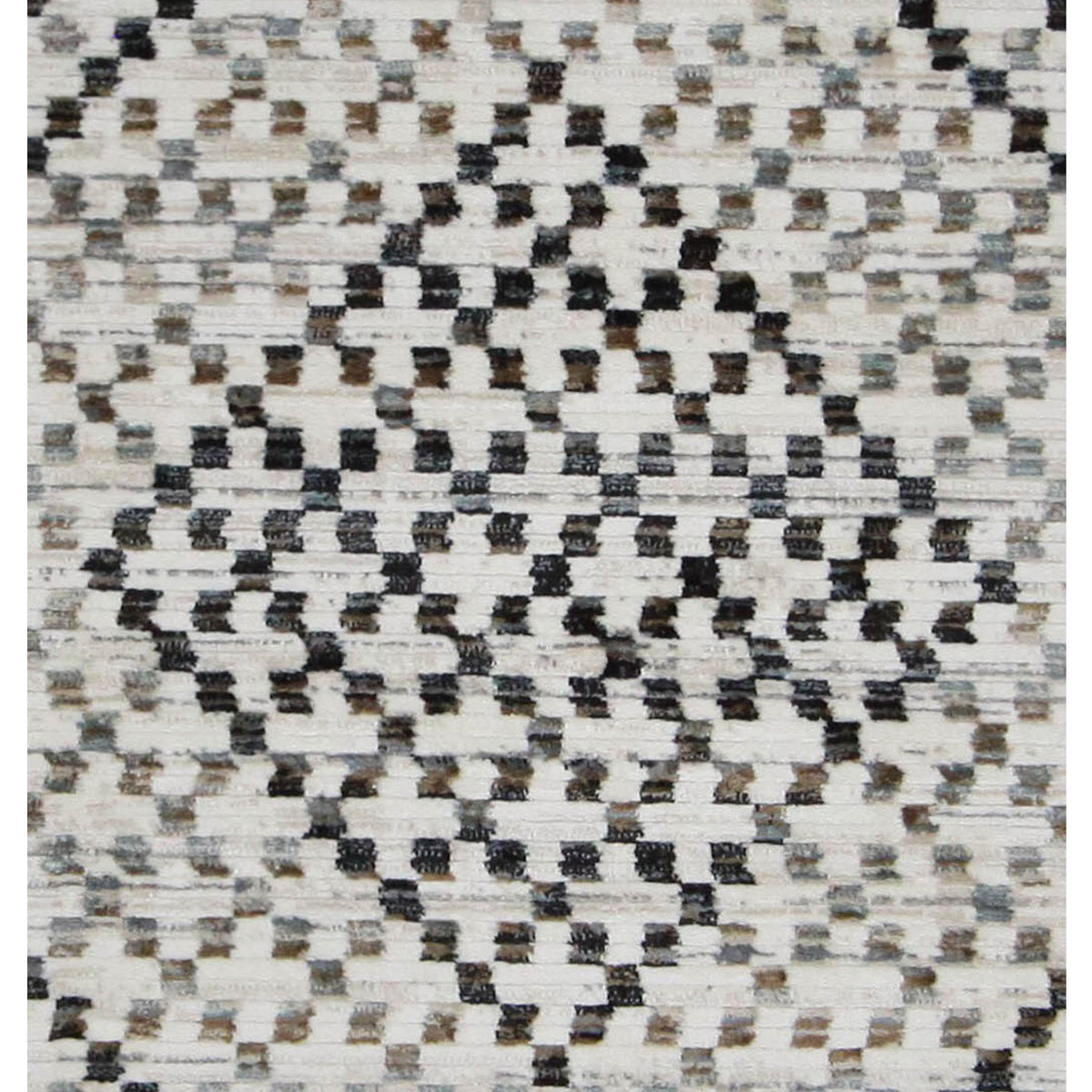Pacific Aero 69742 Ivory Black Modern Power Loom Rug