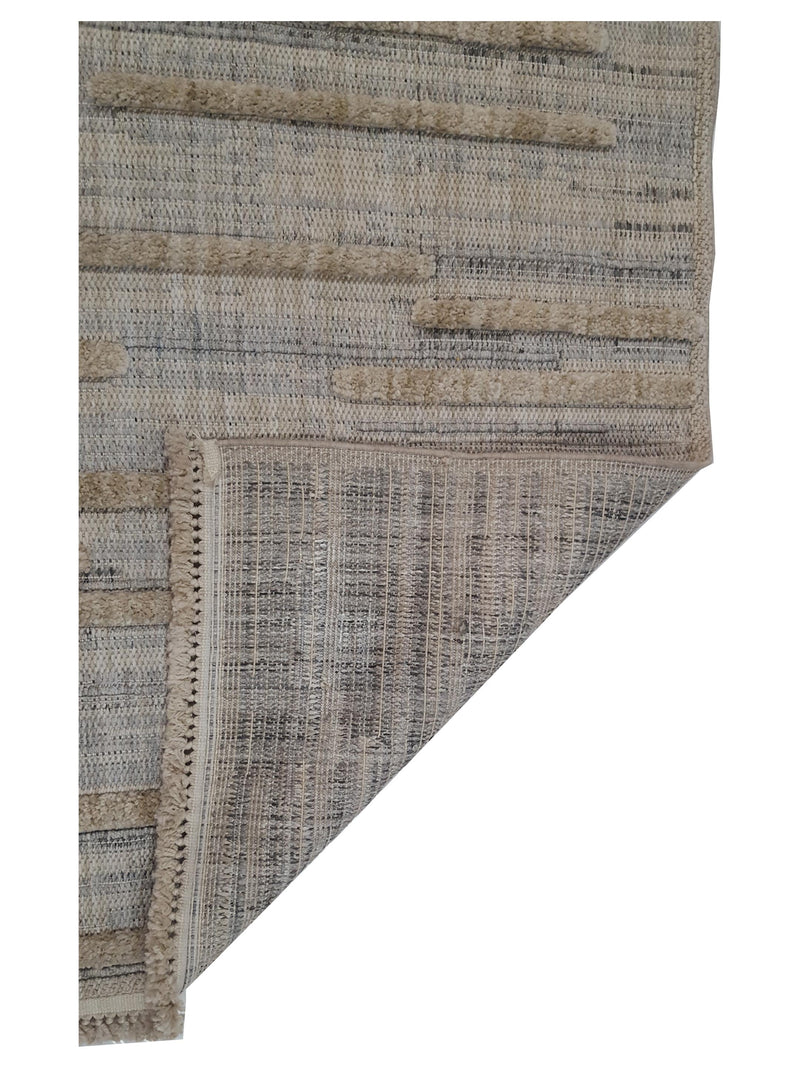 Pacific Aero 69746 Silver Khaki Modern Power Loom Rug