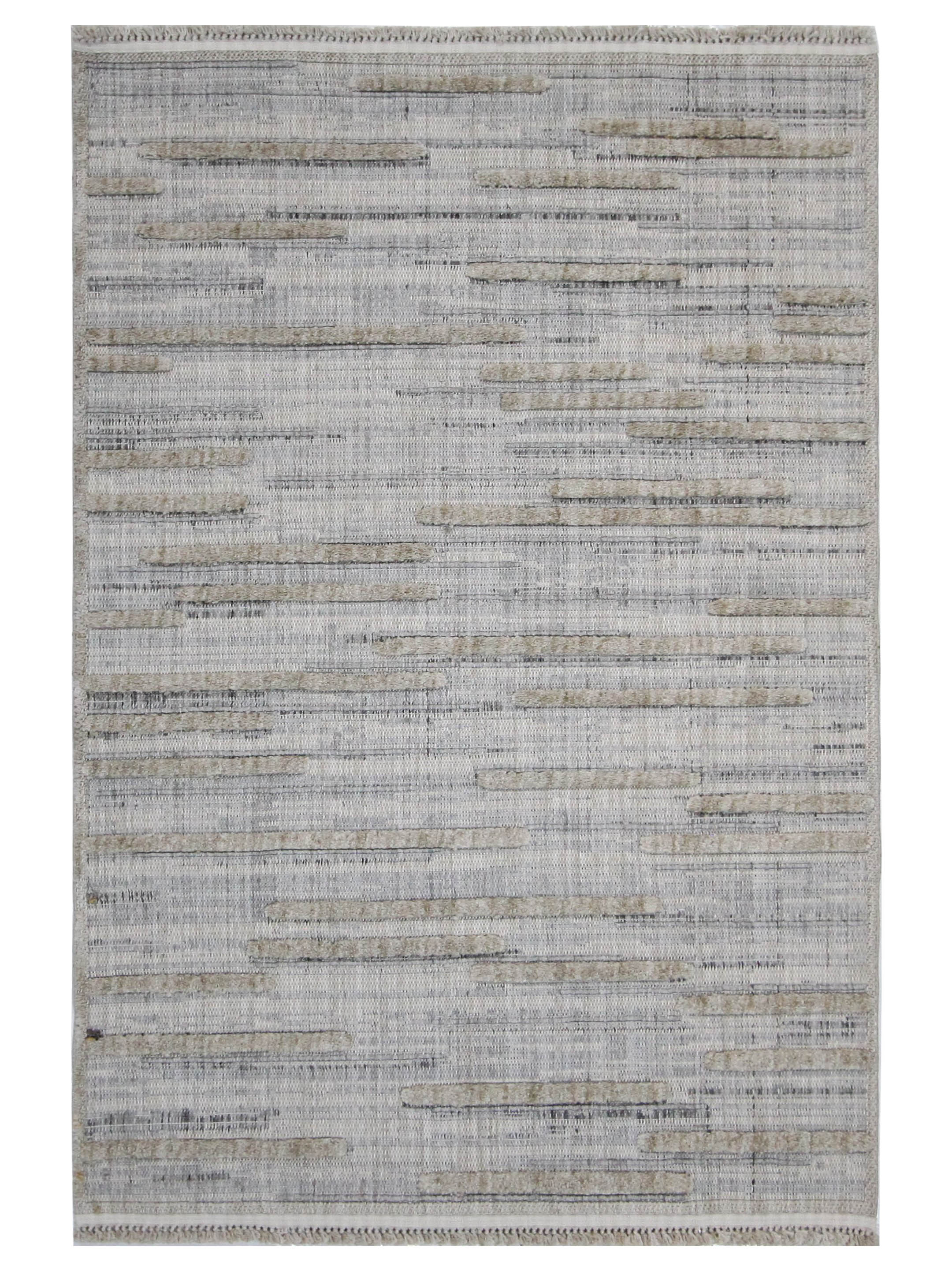 Pacific Aero 69746 Silver Khaki Modern Power Loom Rug – Pacific Rugs