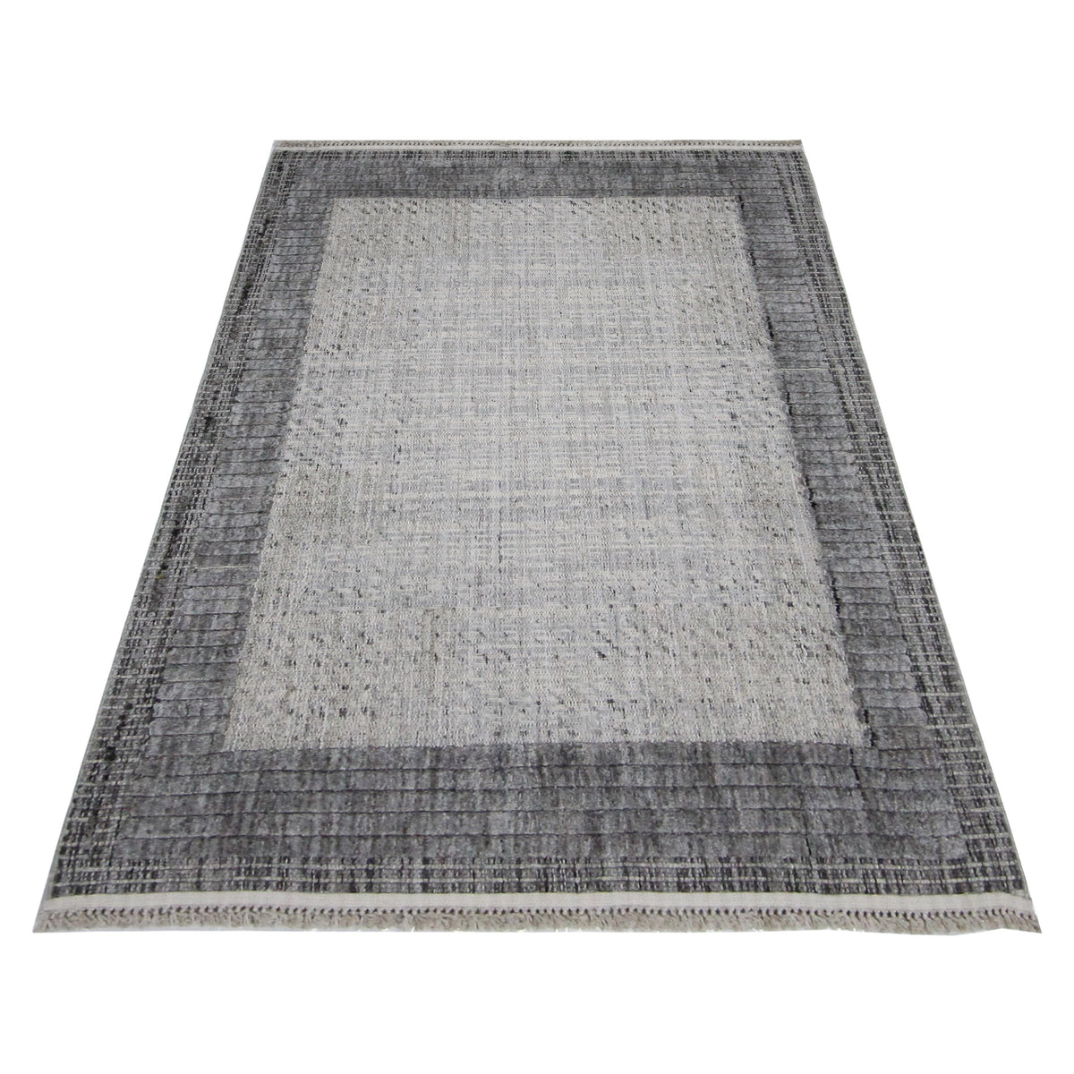 Pacific Aero 69748 Ivory Grey Modern Power Loom Rug
