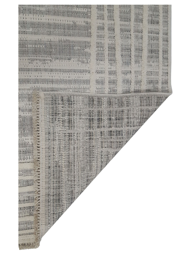 Pacific Aero 69752 Grey Ivory Modern Power Loom Rug