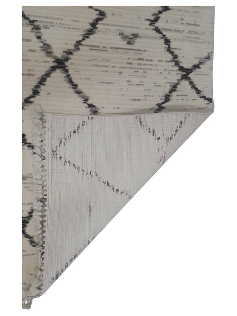 Pacific Aero 69755 Ivory Brown Modern Power Loom Rug