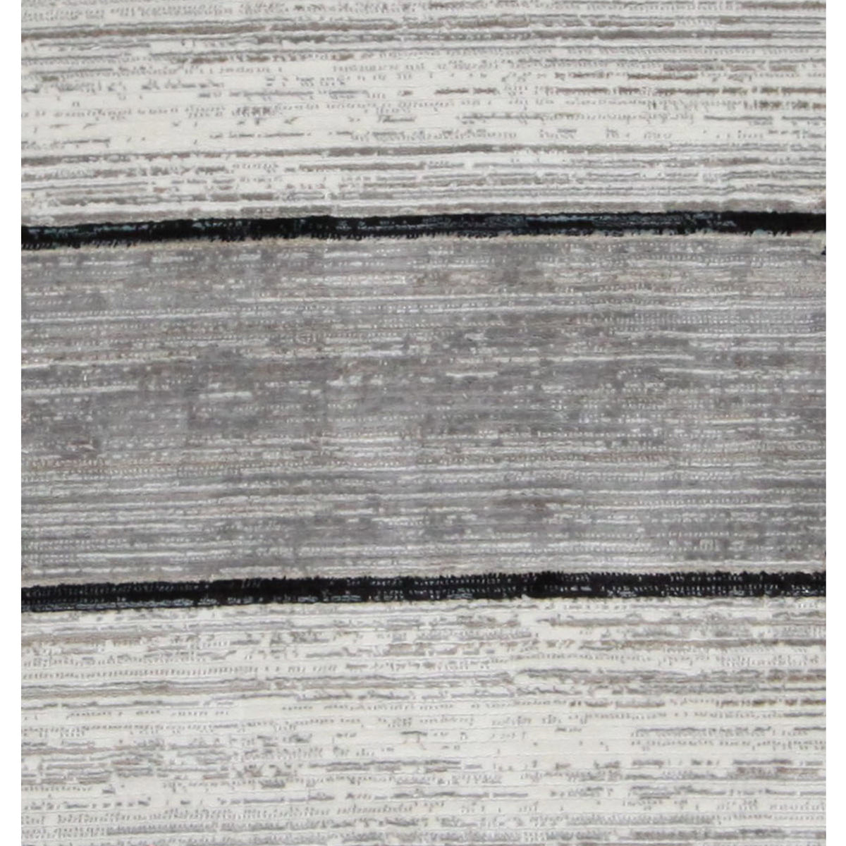 Pacific Aero 69759 Ivory Black Modern Power Loom Rug