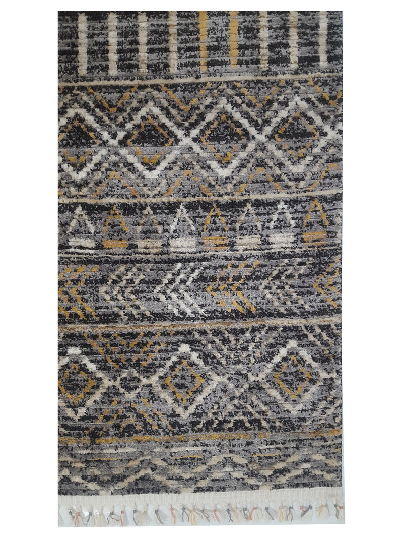 Pacific Aero 69762 Grey Multi Modern Power Loom Rug