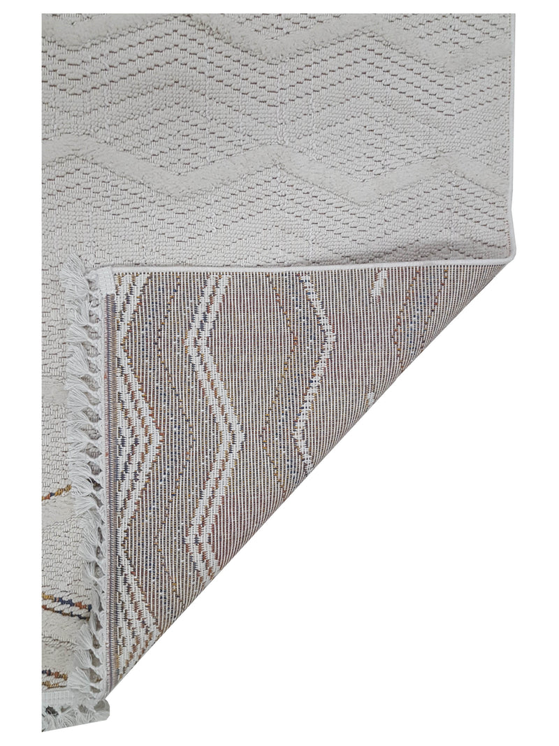 Pacific Aero 69764 Ivory Khaki Modern Power Loom Rug