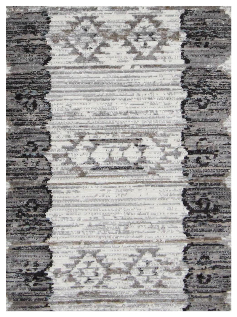 Pacific Aero 69766 Grey Ivory Modern Power Loom Rug