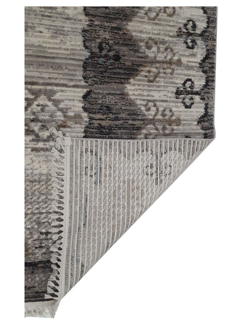 Pacific Aero 69766 Grey Ivory Modern Power Loom Rug