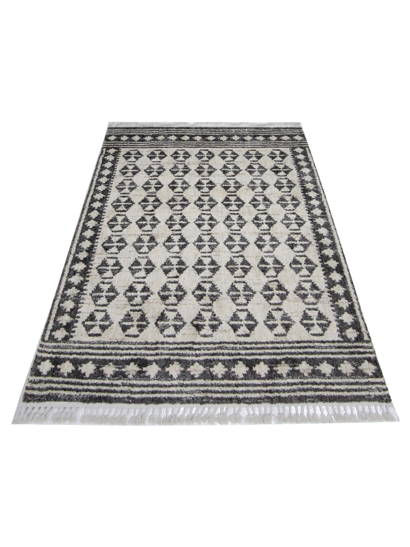 Pacific Aero 69767 Beige Brown Modern Power Loom Rug