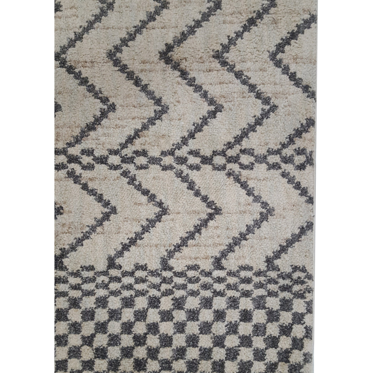 Pacific Aero 69769 Beige Grey Modern Power Loom Rug