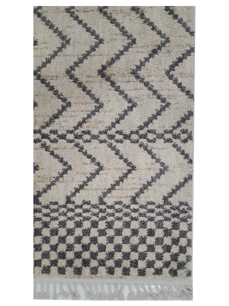 Pacific Aero 69769 Beige Grey Modern Power Loom Rug