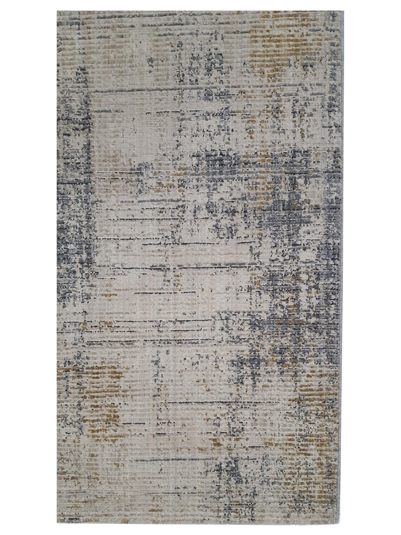 Pacific Aero 69770 Ivory Grey Modern Power Loom Rug
