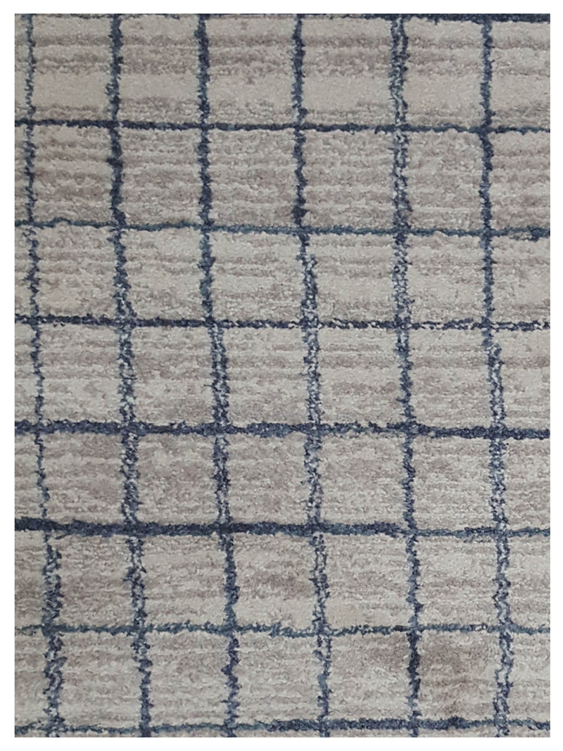 Pacific Aero 69771 Blue Ivory Modern Power Loom Rug