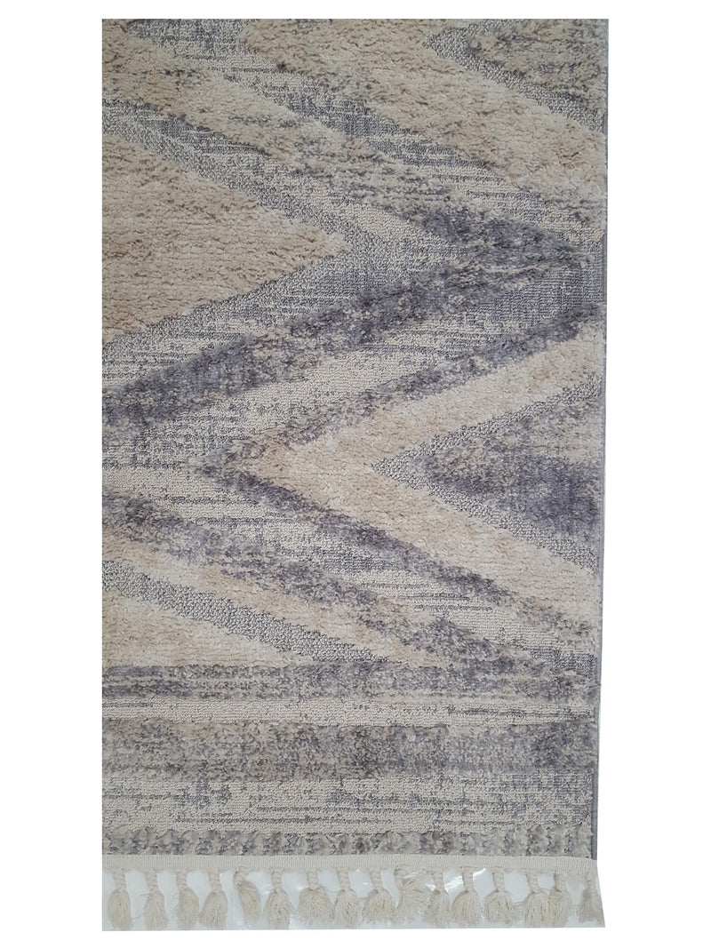 Pacific Aero 69772 Beige Grey Modern Power Loom Rug