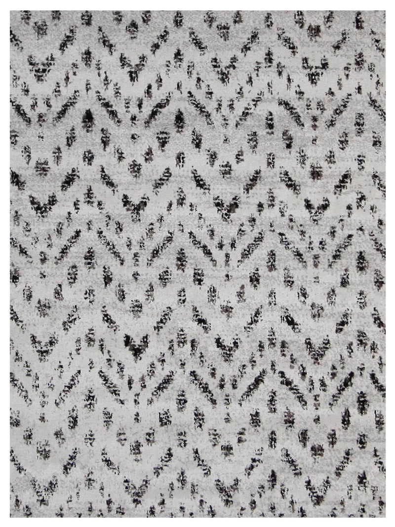 Pacific Aero 69773 Ivory Grey Modern Power Loom Rug
