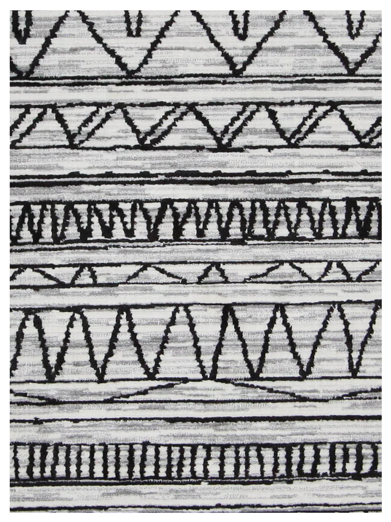 Pacific Aero 69783 Grey Ivory Modern Power Loom Rug