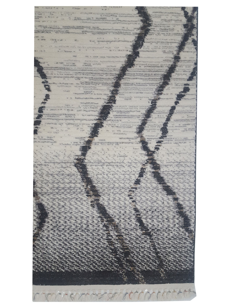 Pacific Aero 69786 Beige Grey Modern Power Loom Rug