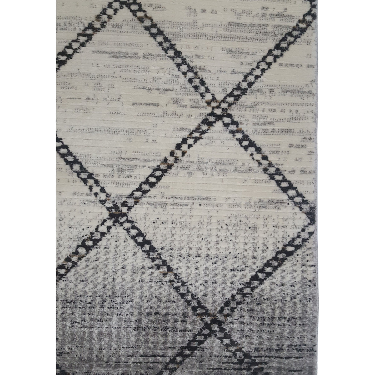 Pacific Aero 69788 Ivory Grey Modern Power Loom Rug