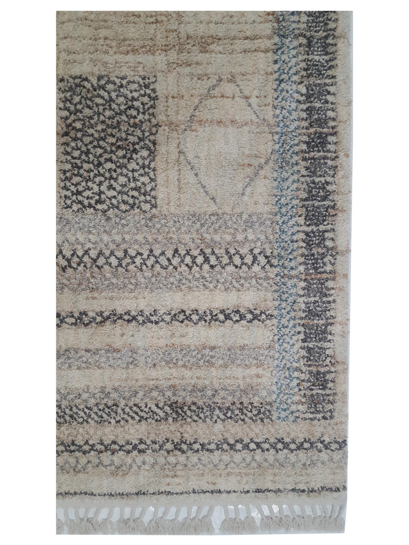 Pacific Aero 69789 Ivory Grey Modern Power Loom Rug
