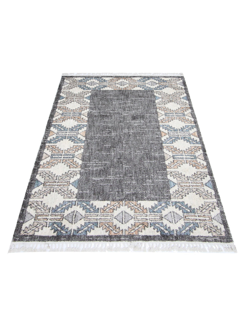 Pacific Aero 69790 Grey Ivory Modern Power Loom Rug
