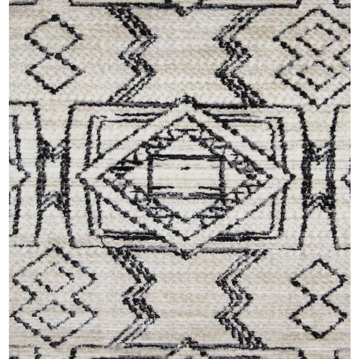 Pacific Aero 69792 Ivory Grey Modern Power Loom Rug